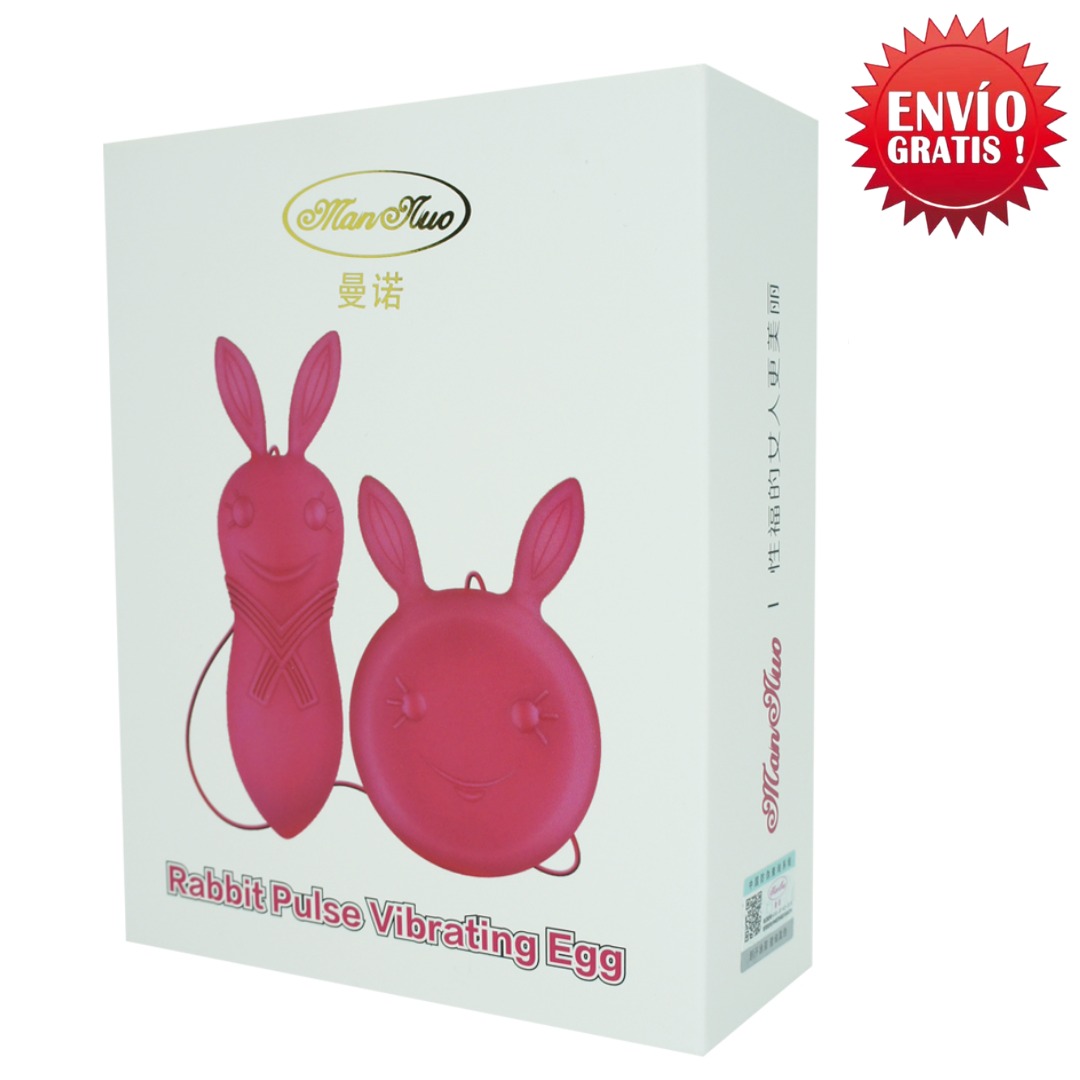 Huevo Vibrador Inalámbrico e Impermeable Cute Rabbit Rosado